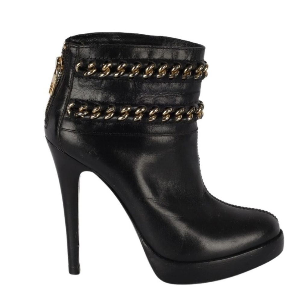 Tory Burch Ankle Boots semi-pointed toe  chain-link Stilletto 8